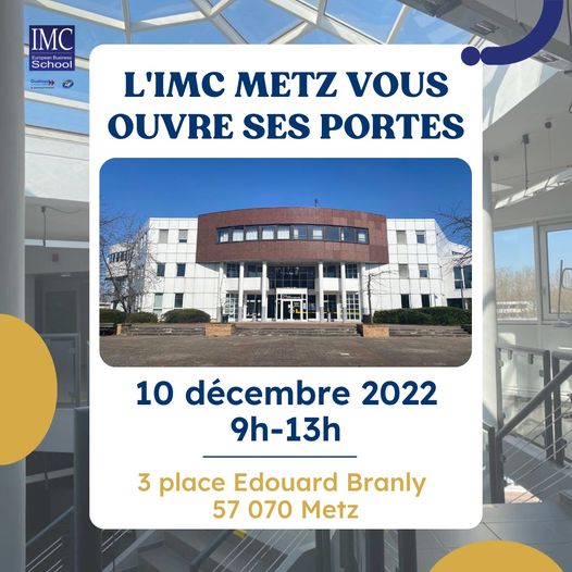 Portes ouvertes 10 décembre 2022 - IMC Metz
