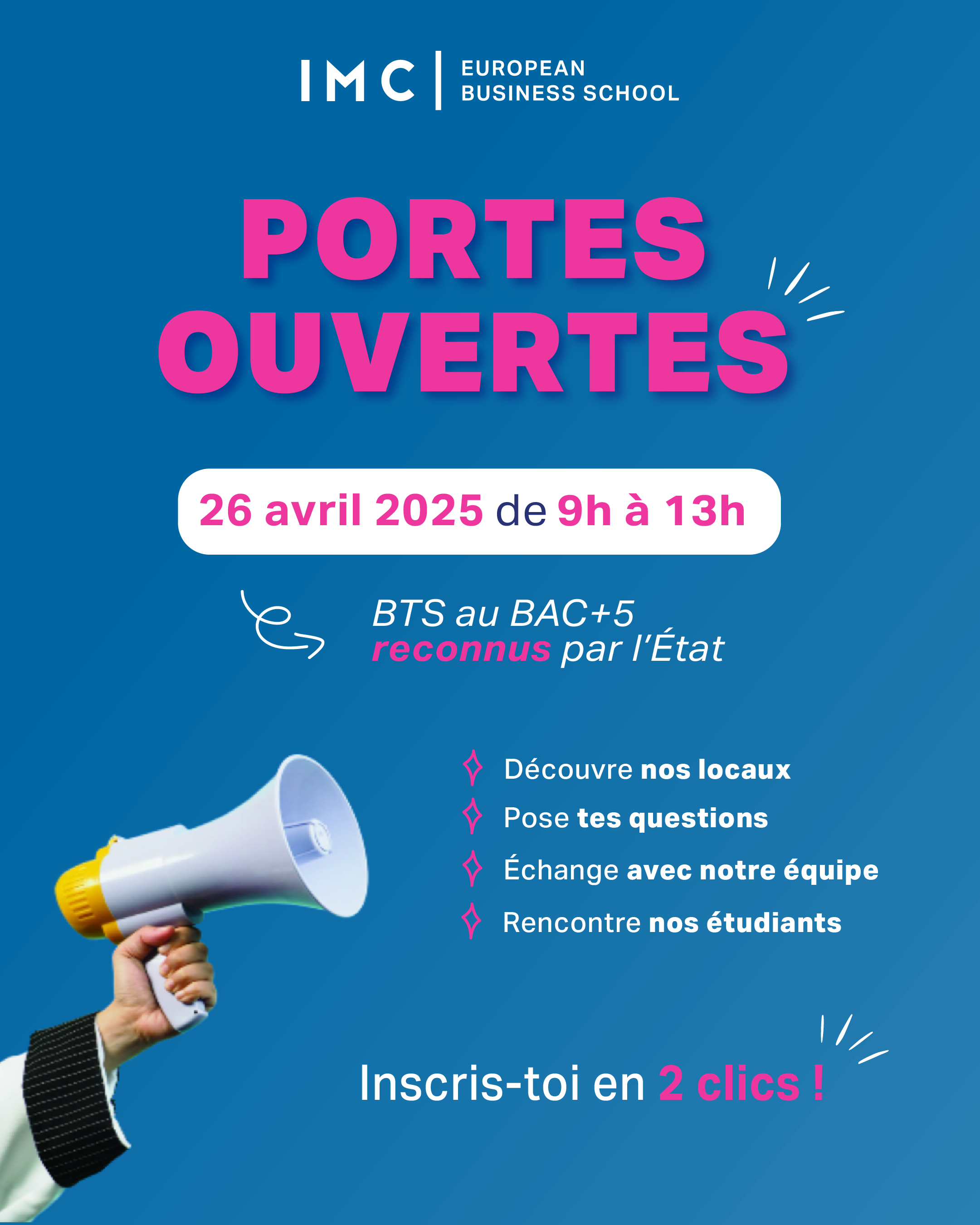 IMC journée portes ouvertes IMC journée portes ouvertes