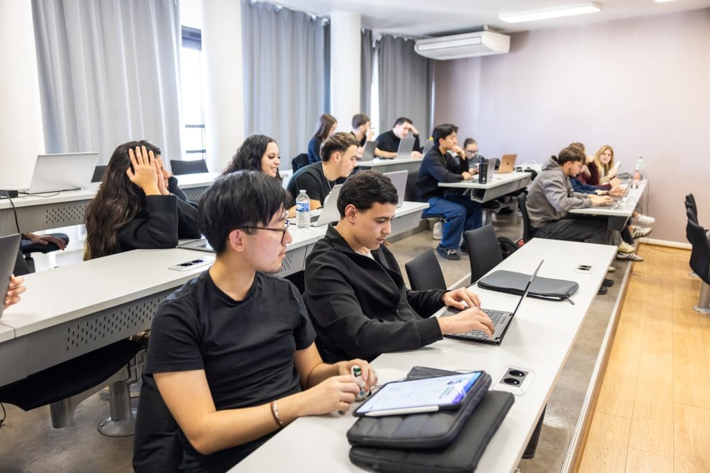 Étudiants en cours